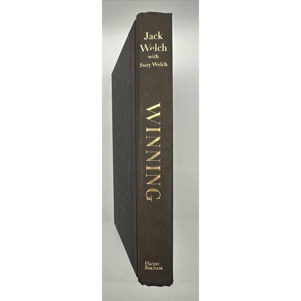 Jack Welch Autographed Winning Hardcover Book Vintage 2005 No Dust Jacket